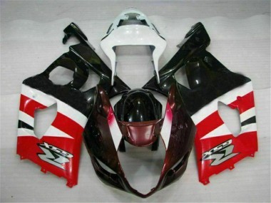 Rouge Noir Carénages Suzuki GSXR 1000 K3 2003-2004
