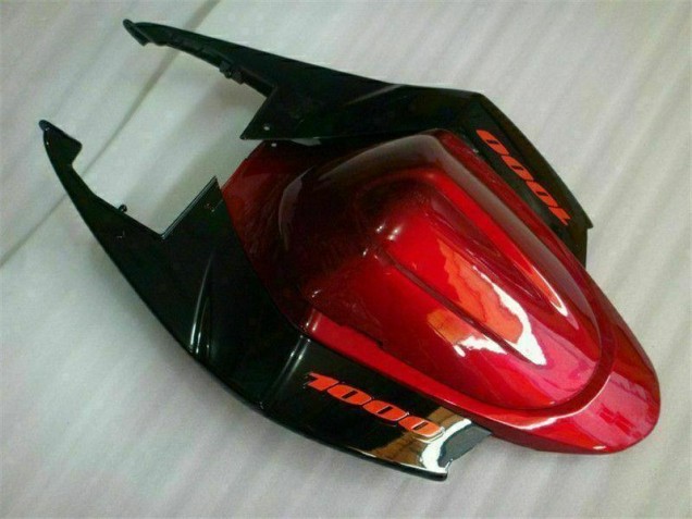 Rouge Noir Carénages Suzuki GSXR 1000 K5 2005-2006 Rouge Noir Carénages Suzuki GSXR 1000 K5 2005-2006
