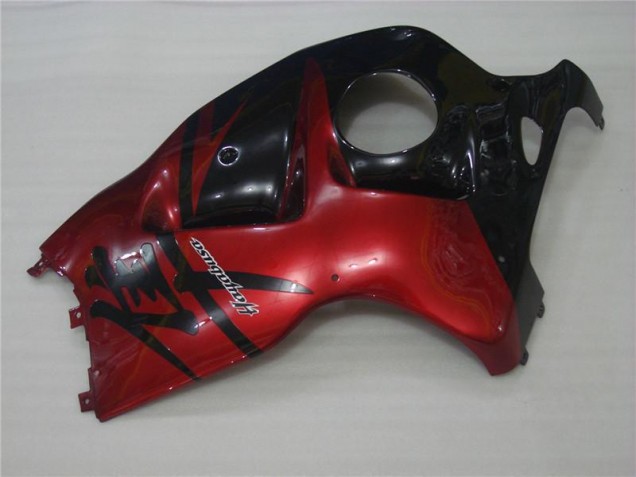 Rouge Noir Carénages Suzuki GSXR 1300 Hayabusa 1996-2007 Rouge Noir Carénages Suzuki GSXR 1300 Hayabusa 1996-2007
