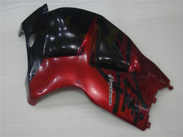 Rouge Noir Carénages Suzuki GSXR 1300 Hayabusa 1996-2007 Rouge Noir Carénages Suzuki GSXR 1300 Hayabusa 1996-2007