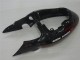 Rouge Noir Carénages Suzuki GSXR 1300 Hayabusa 1996-2007 Rouge Noir Carénages Suzuki GSXR 1300 Hayabusa 1996-2007