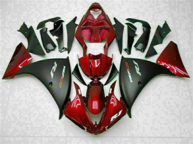 Rouge Noir Carénages Yamaha R1 2009-2011