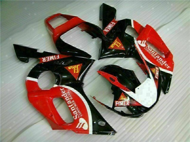 Rouge Noir Carénages Yamaha R6 1998-2002 Rouge Noir Carénages Yamaha R6 1998-2002