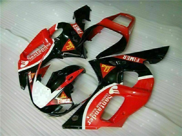 Rouge Noir Carénages Yamaha R6 1998-2002 Rouge Noir Carénages Yamaha R6 1998-2002