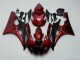 Rouge Noir Carénages Yamaha R6 2006-2007 Rouge Noir Carénages Yamaha R6 2006-2007
