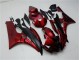 Rouge Noir Carénages Yamaha R6 2006-2007 Rouge Noir Carénages Yamaha R6 2006-2007