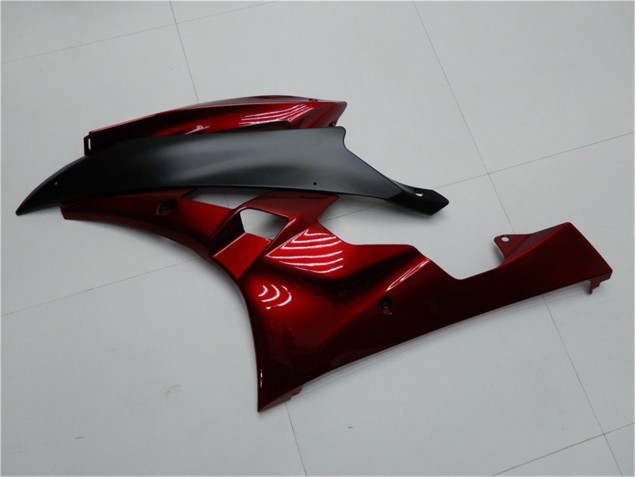 Rouge Noir Carénages Yamaha R6 2006-2007 Rouge Noir Carénages Yamaha R6 2006-2007