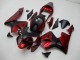 Rouge Noir Carrosserie Honda CBR 600 RR 2003-2004 Rouge Noir Carrosserie Honda CBR 600 RR 2003-2004