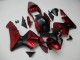 Rouge Noir Carrosserie Honda CBR 600 RR 2003-2004 Rouge Noir Carrosserie Honda CBR 600 RR 2003-2004