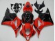 Rouge Noir Carrosserie Honda CBR 600 RR 2009-2012 Rouge Noir Carrosserie Honda CBR 600 RR 2009-2012