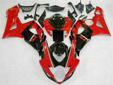 Rouge Noir Carrosserie Suzuki GSXR 1000 K5 2005-2006