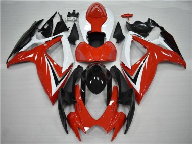 Rouge Noir Carrosserie Suzuki GSXR 600 / 750 K6 2006-2007