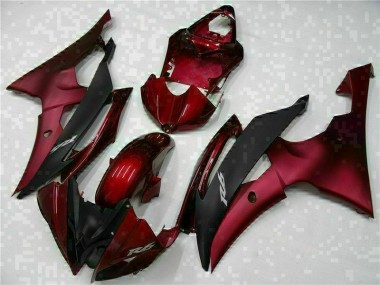 Rouge Noir Carrosserie Yamaha R6 2008-2016