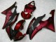 Rouge Noir Carrosserie Yamaha R6 2008-2016 Rouge Noir Carrosserie Yamaha R6 2008-2016