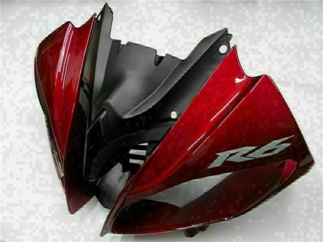 Rouge Noir Carrosserie Yamaha R6 2008-2016 Rouge Noir Carrosserie Yamaha R6 2008-2016
