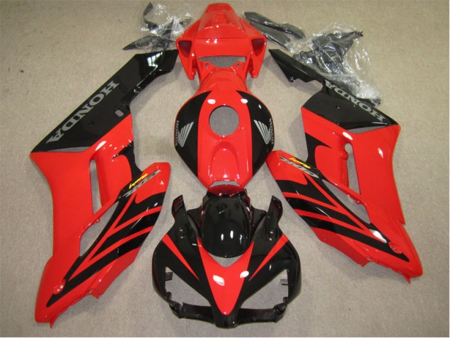 Rouge Noir Fireblade Carénage Honda CBR 1000 RR 2004-2005 Rouge Noir Fireblade Carénage Honda CBR 1000 RR 2004-2005