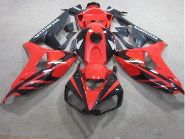 Rouge Noir Fireblade Carénage Honda CBR 1000 RR 2006-2007