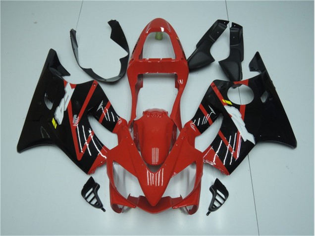 Rouge Noir Kit Carénages Complet Honda CBR 600 F4i 2001-2003 Rouge Noir Kit Carénages Complet Honda CBR 600 F4i 2001-2003