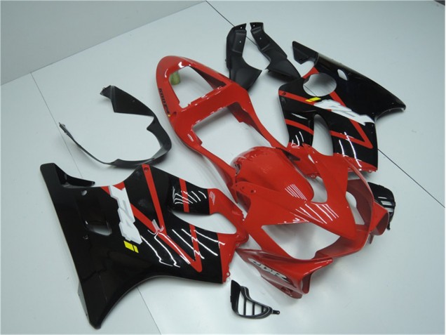 Rouge Noir Kit Carénages Complet Honda CBR 600 F4i 2001-2003 Rouge Noir Kit Carénages Complet Honda CBR 600 F4i 2001-2003