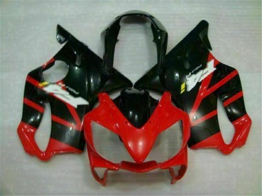 Rouge Noir Kit Carénages Complet Honda CBR 600 F4i 2004-2007