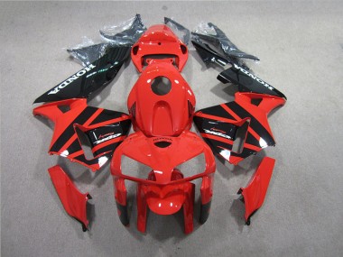 Rouge Noir Kit Carénages Complet Honda CBR 600 RR 2005-2006