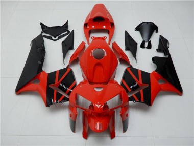 Rouge Noir Kit Carénages Honda CBR 600 RR 2005-2006