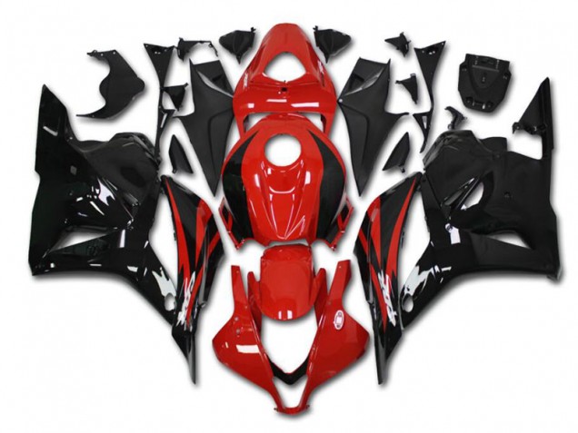 Rouge Noir Kit Carénages Honda CBR 600 RR 2009-2012 Rouge Noir Kit Carénages Honda CBR 600 RR 2009-2012