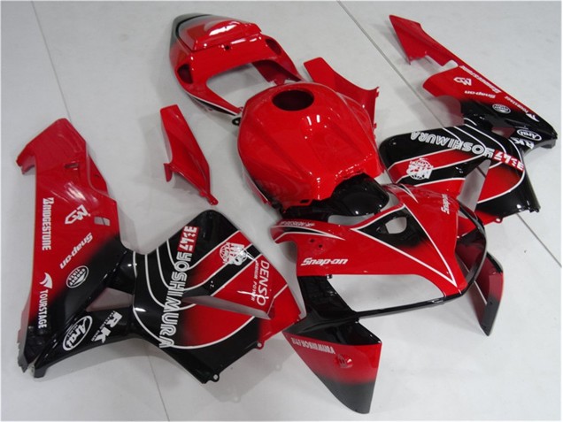 Rouge Noir Kit Carénages & Plastique Honda CBR 600 RR 2005-2006 Rouge Noir Kit Carénages & Plastique Honda CBR 600 RR 2005-2006