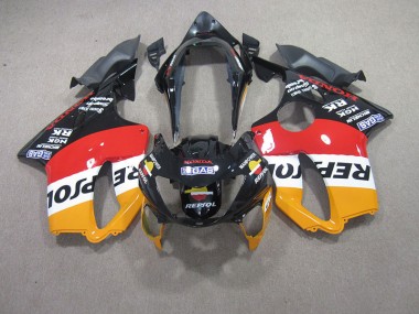 Rouge Noir Repsol Carénage Honda CBR 600 F4 1999-2000