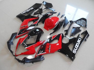 Rouge Noir Style OEM Carénage Suzuki GSXR 1000 K5 2005-2006