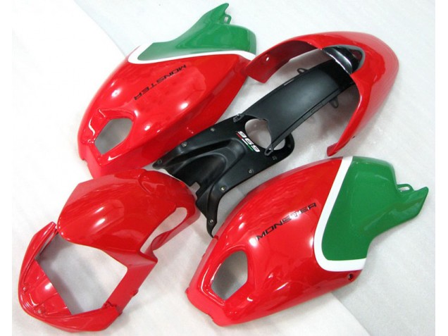 Rouge Vert Monster Carénage Ducati Monster 696 2008-2012 Rouge Vert Monster Carénage Ducati Monster 696 2008-2012