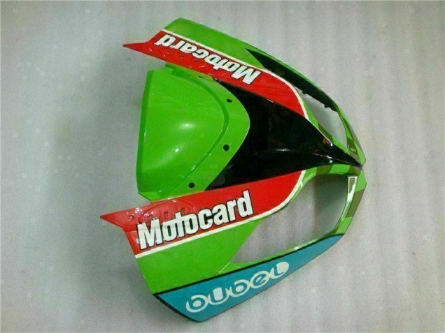 Rouge Vert card Carénage Kawasaki ZX6R 2009-2012 Rouge Vert card Carénage Kawasaki ZX6R 2009-2012