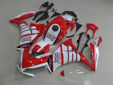 Rouge avec Blanc Wing Carénage Honda CBR 1000 RR 2012-2016