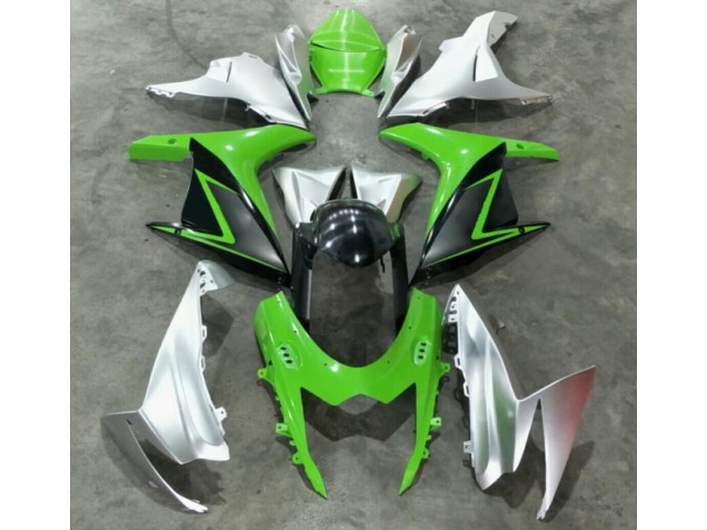 Vert Argent Carénage Suzuki GSXR 600 / 750 K11 2011-2024 Vert Argent Carénage Suzuki GSXR 600 / 750 K11 2011-2024