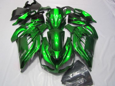 Vert Blanc Ninja Décalque Carénage Kawasaki ZX14R ZZR 1400 2012-2021