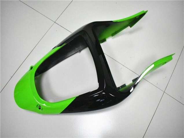 Vert Blanc Noir Carénage Kawasaki ZX6R 2000-2002 Vert Blanc Noir Carénage Kawasaki ZX6R 2000-2002