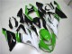 Vert Blanc Noir Carénage Kawasaki ZX6R 2013-2018 Vert Blanc Noir Carénage Kawasaki ZX6R 2013-2018