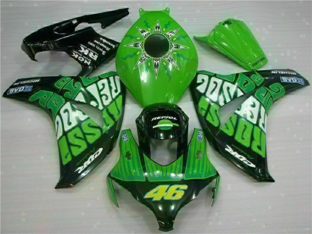 Vert Carénage Honda CBR 1000 RR 2008-2011 Vert Carénage Honda CBR 1000 RR 2008-2011