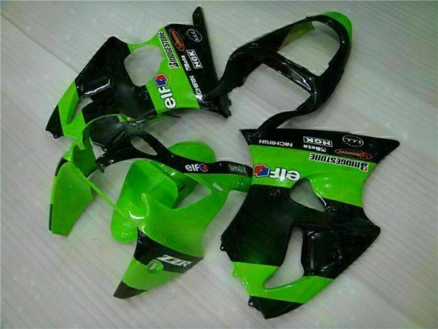 Vert Carénage Kawasaki ZX6R 2000-2002 Vert Carénage Kawasaki ZX6R 2000-2002