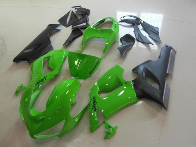Vert Carénage Kawasaki ZX6R 2005-2006 Vert Carénage Kawasaki ZX6R 2005-2006
