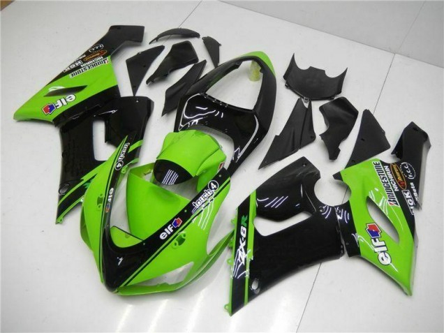 Vert Carrosserie Kawasaki ZX6R 2005-2006 Vert Carrosserie Kawasaki ZX6R 2005-2006