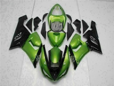 Vert Kit Carénages & Plastique Kawasaki ZX6R 2005-2006