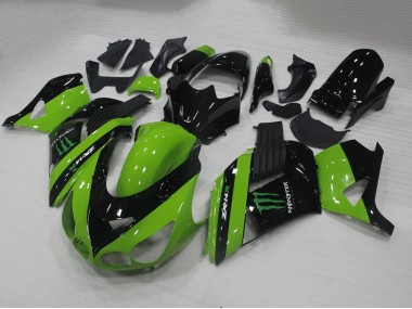 Vert Monster Carénage Kawasaki ZX14R ZZR 1400 2006-2011