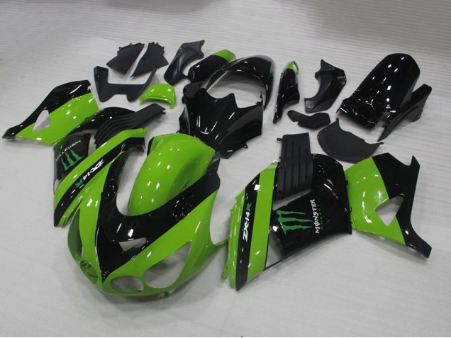 Vert Monster Carénage Kawasaki ZX14R ZZR 1400 2006-2011 Vert Monster Carénage Kawasaki ZX14R ZZR 1400 2006-2011