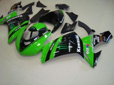 Vert Monster Courses Carénage Kawasaki ZX10R 2006-2007