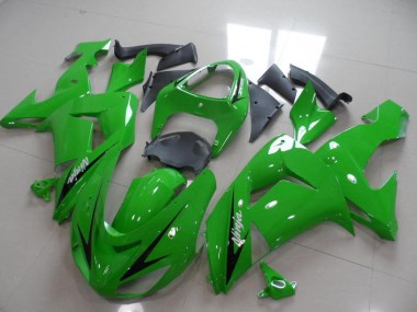 Vert Noir Arrow Carénage Kawasaki ZX10R 2006-2007