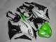 Vert Noir Blanc 25 Carénage Kawasaki ZX6R 2009-2012 Vert Noir Blanc 25 Carénage Kawasaki ZX6R 2009-2012