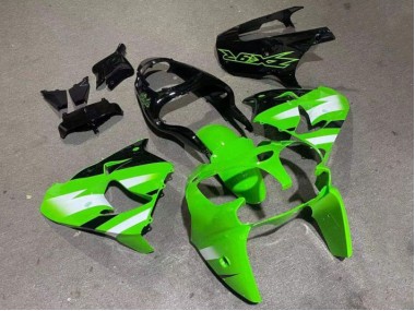 Vert Noir Brillant Carénage Kawasaki ZX9R 2000-2001