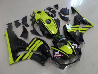 Vert Noir Carénage Honda CBR 600 RR 2013-2021