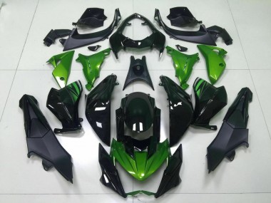 Vert Noir Carénage Kawasaki Z800 2013-2016